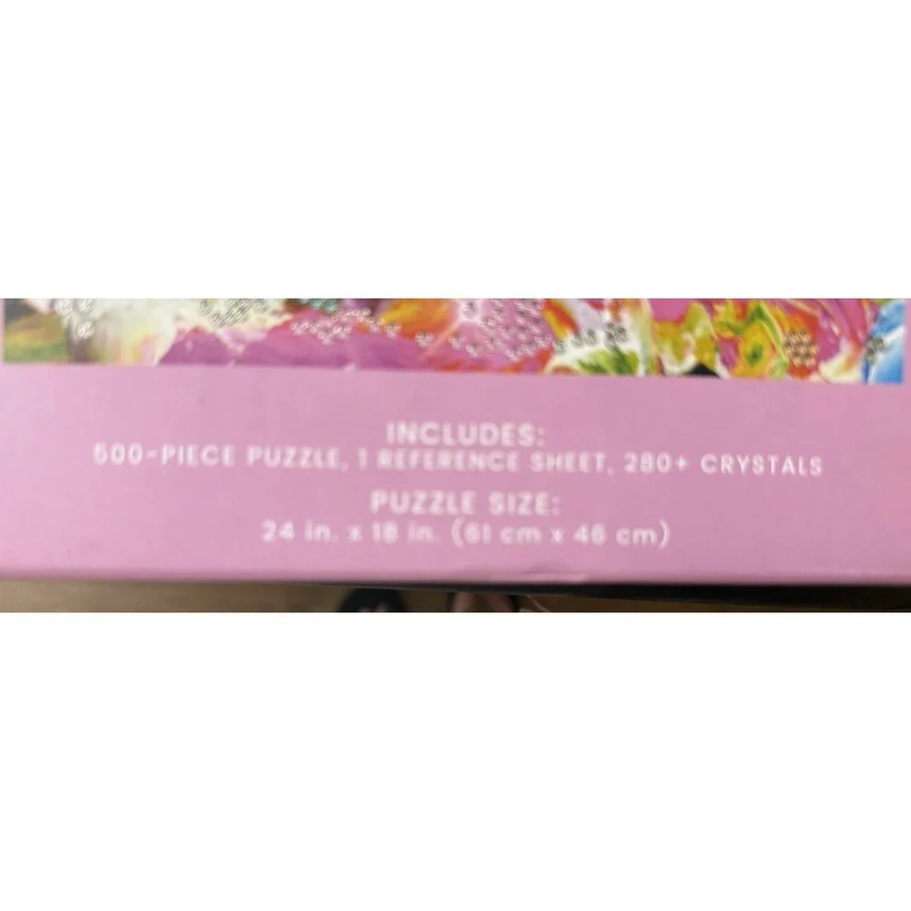 hinkler play Floral Bouquet Crystal Edition 500 Piece Jigsaw Puzzle 24